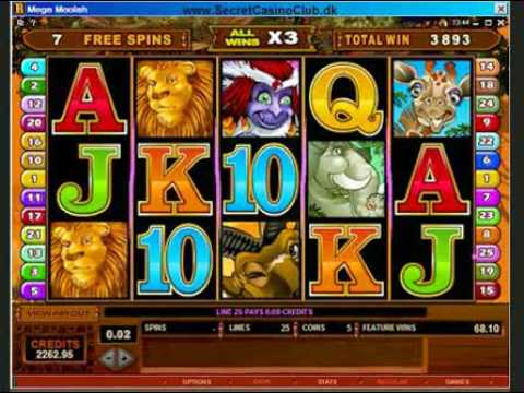 Mega Moolah progressive slot BlackJack Ballroom online casino gambling