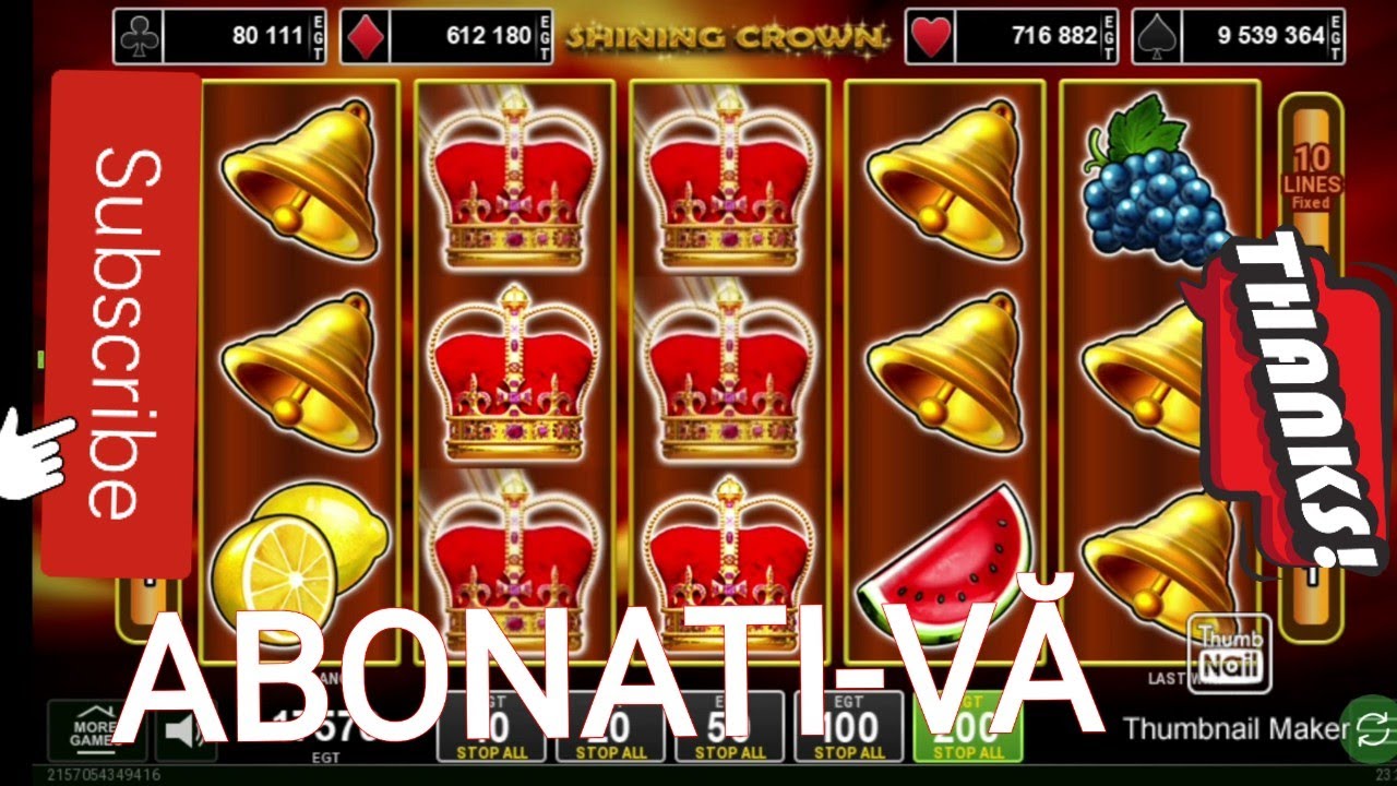 SHINING CROWN 2022 SLOT EGT - YouTube